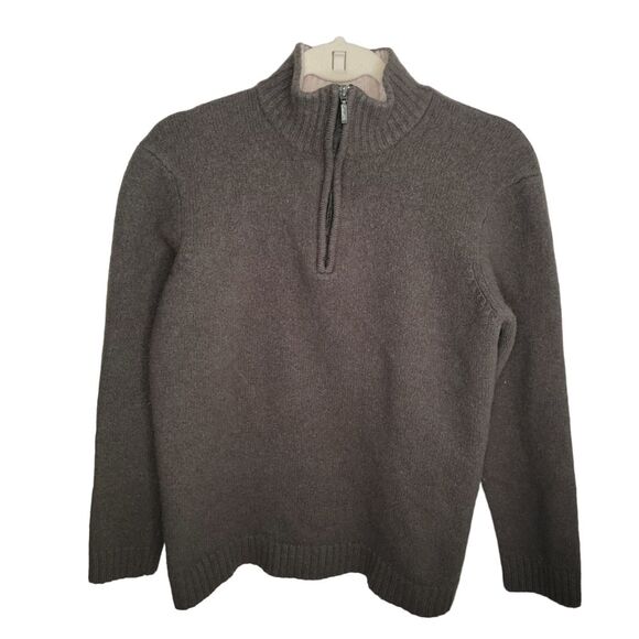 Timberland lambs wool quarter zip sweater size Medium - Picture 1 of 4